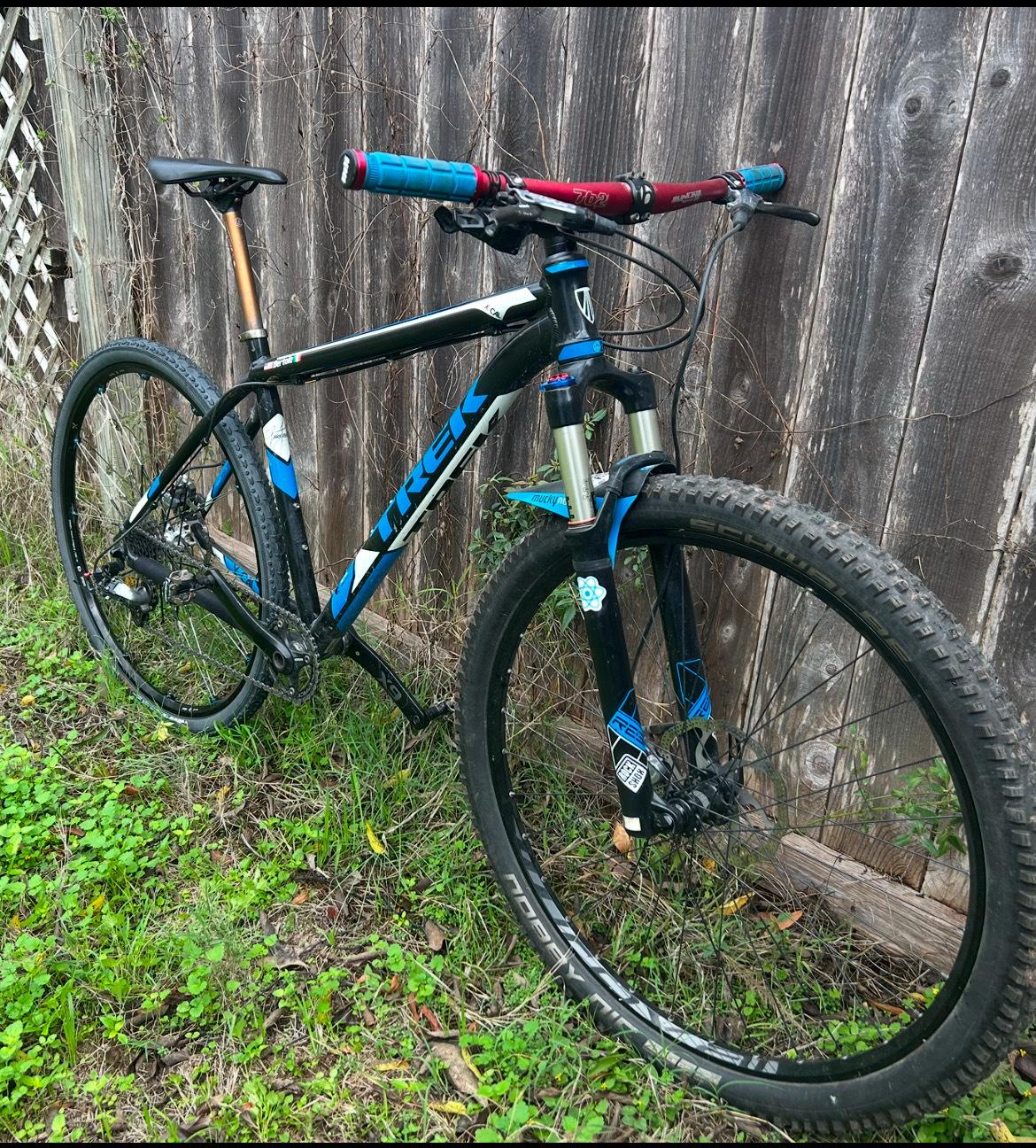 2012 Trek X-Caliber Black, Blue, and White