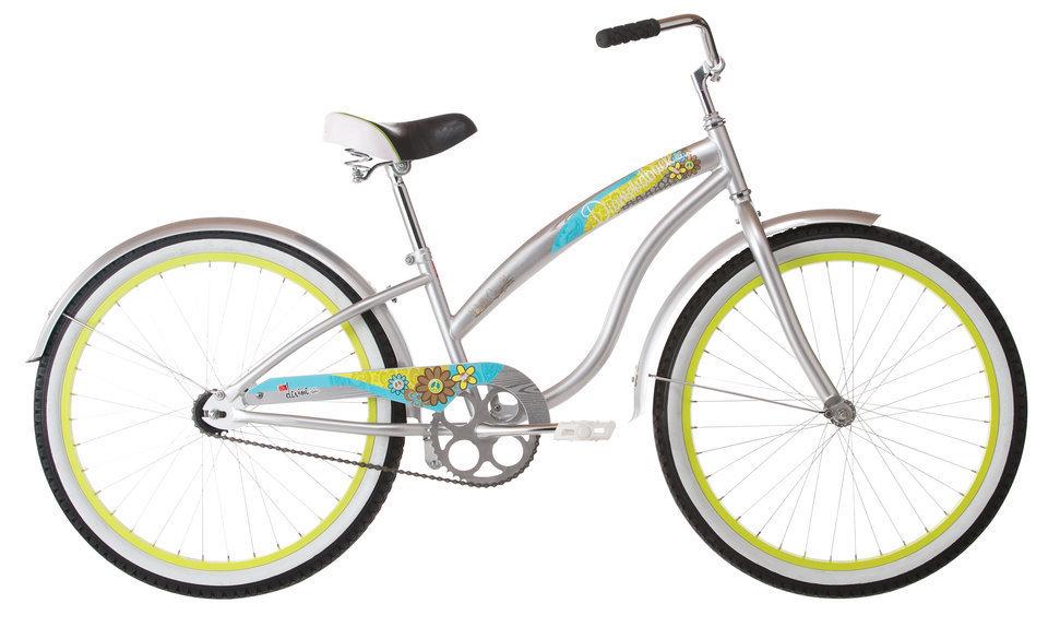 2011 Diamondback Della Cruz 24 Silver or Gray and Green