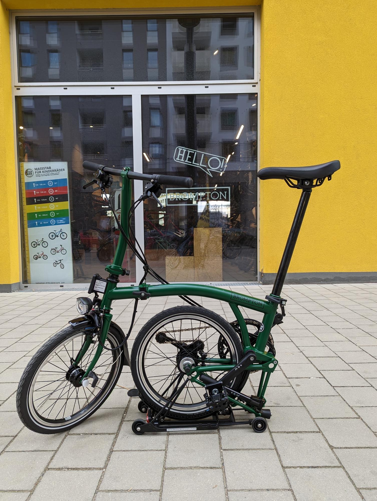 2023 Brompton Bicycle S6R C-LINE Green