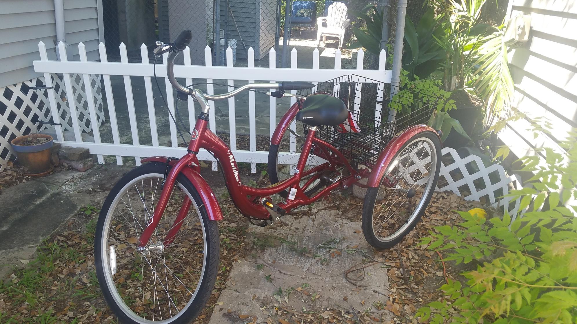 2017 Schwinn Meridian tricycle Red