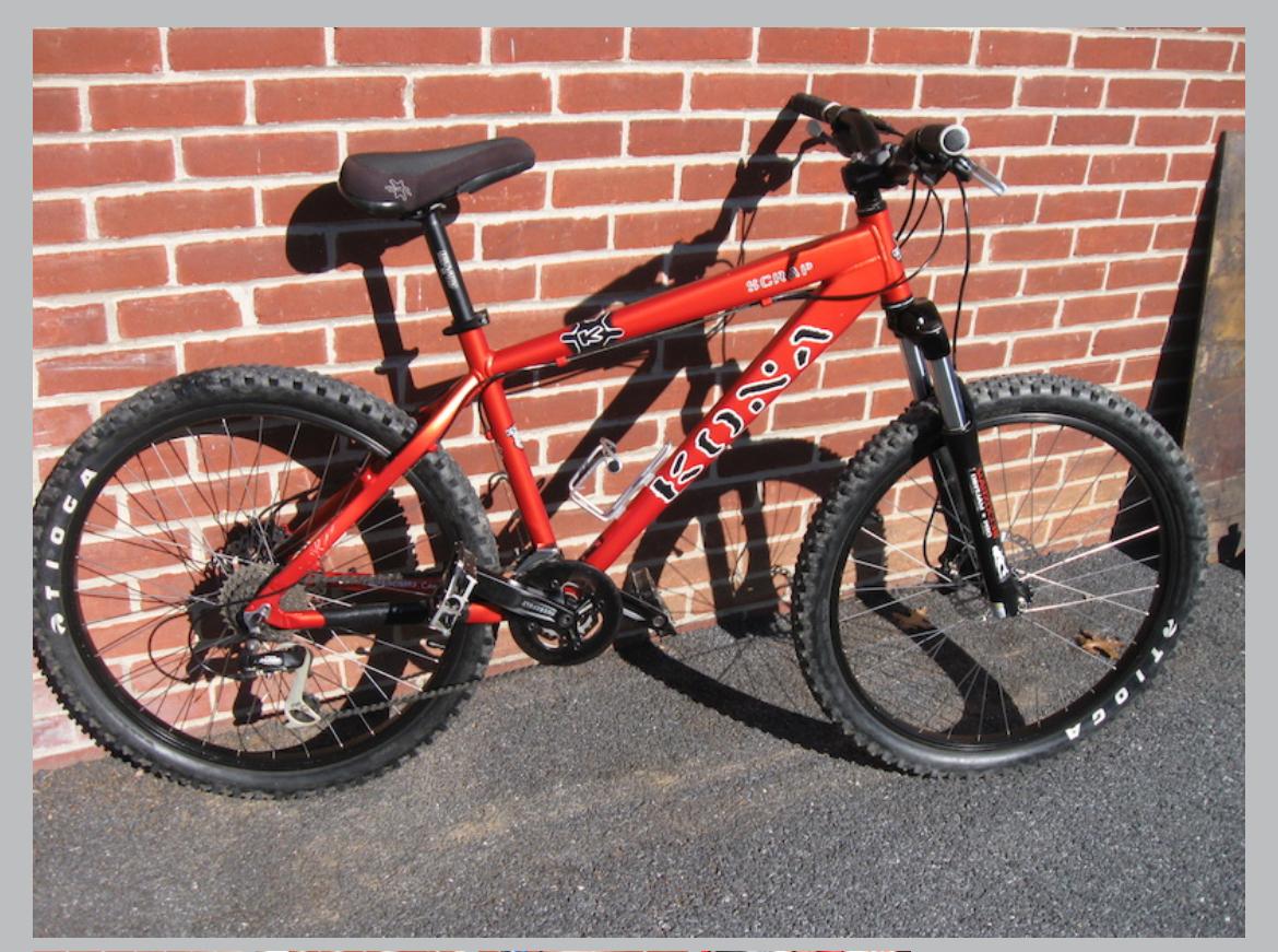 2006 Kona TIG-welded (2006 Kona Scrap) Orange