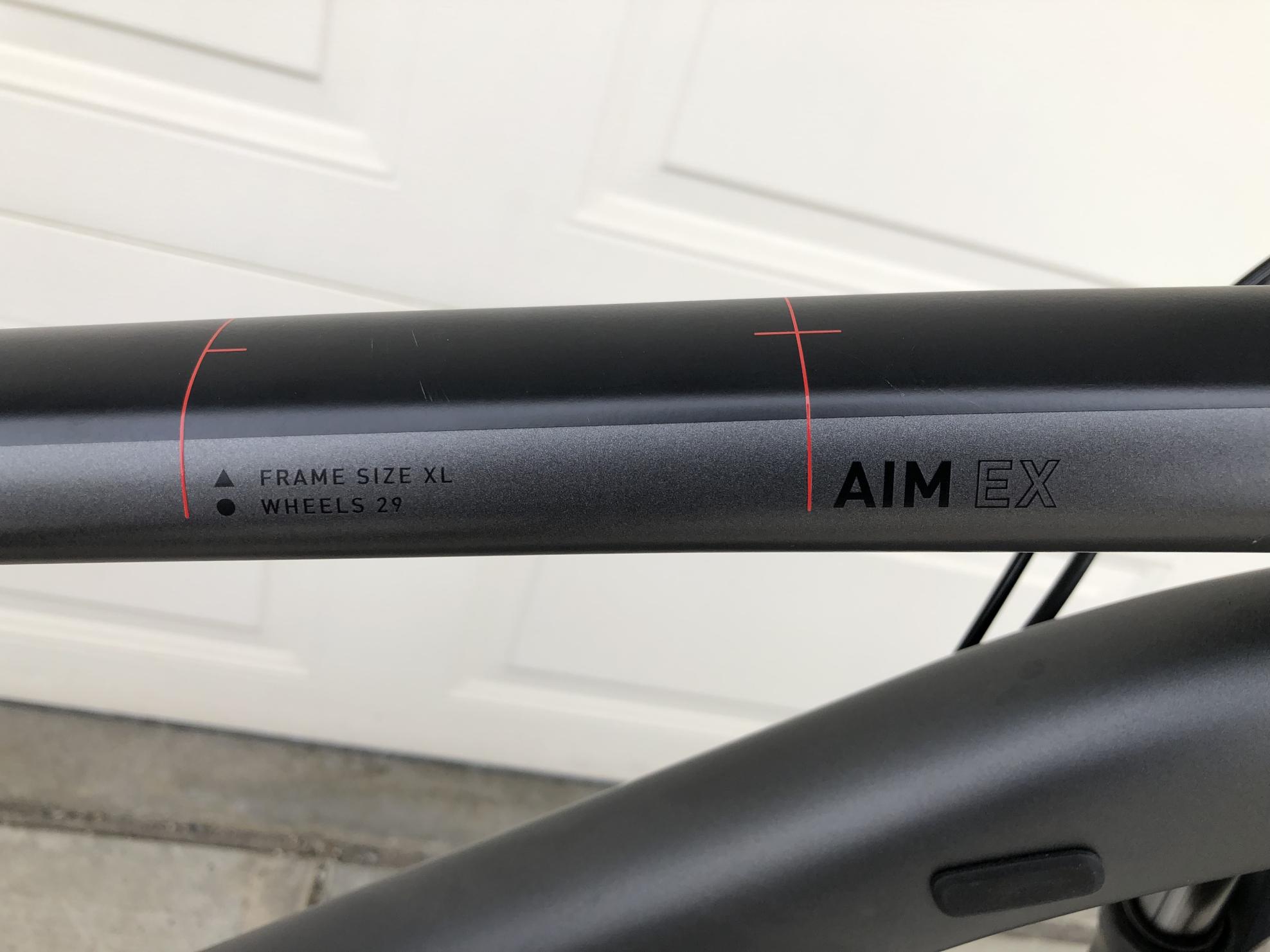 2022 Cube Aim-EX Silver, gray or bare metal and Black