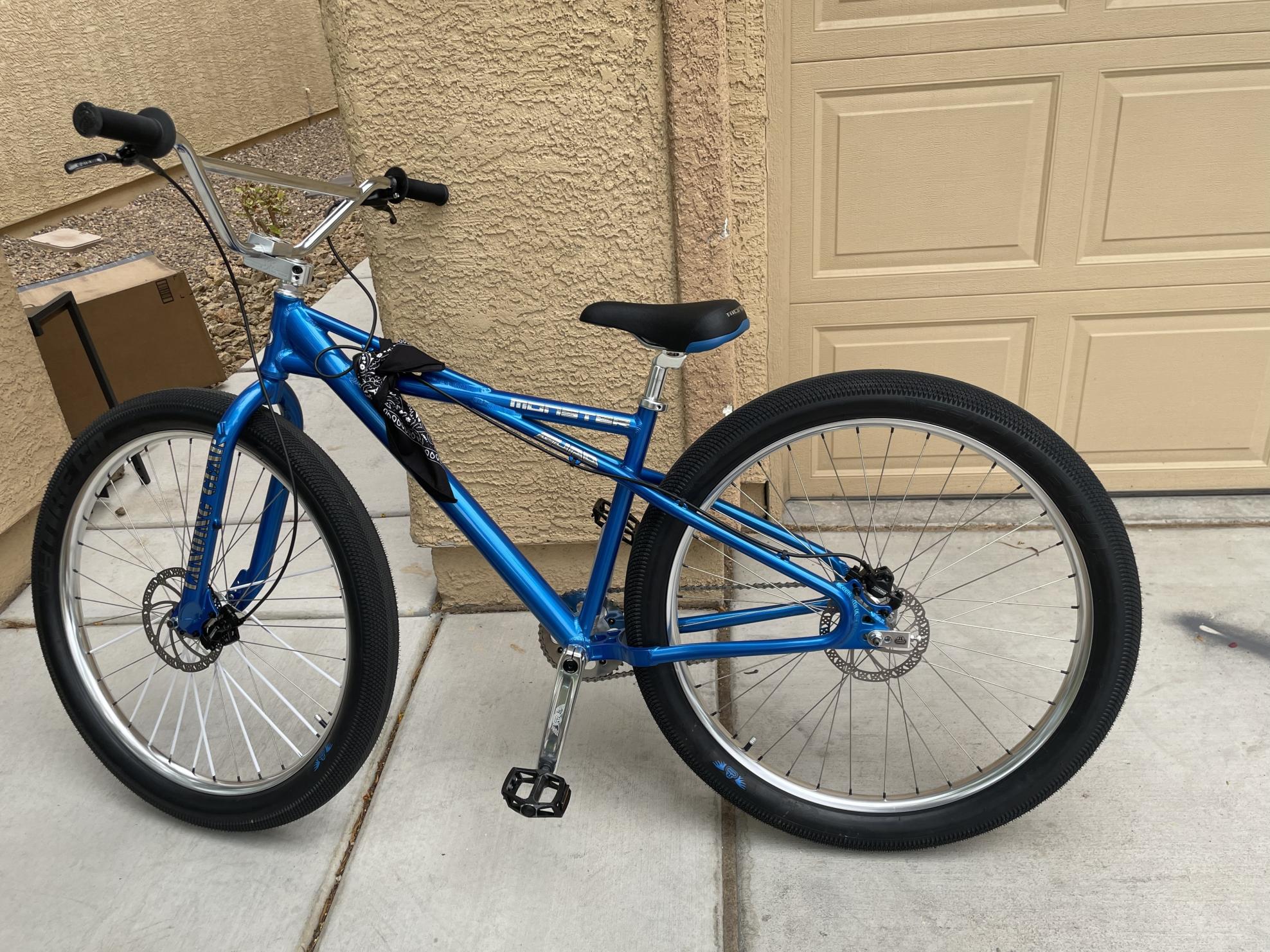 2021 SE Bikes 6061 Aluminum Monster Quad frame with... Blue and Black