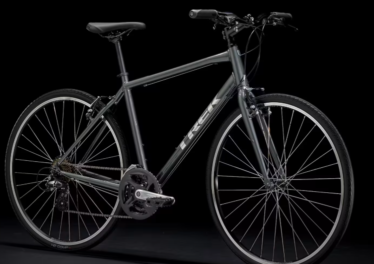 2024 Trek FX 1 Gen 3 Lithium Grey XL Silver, gray or bare metal