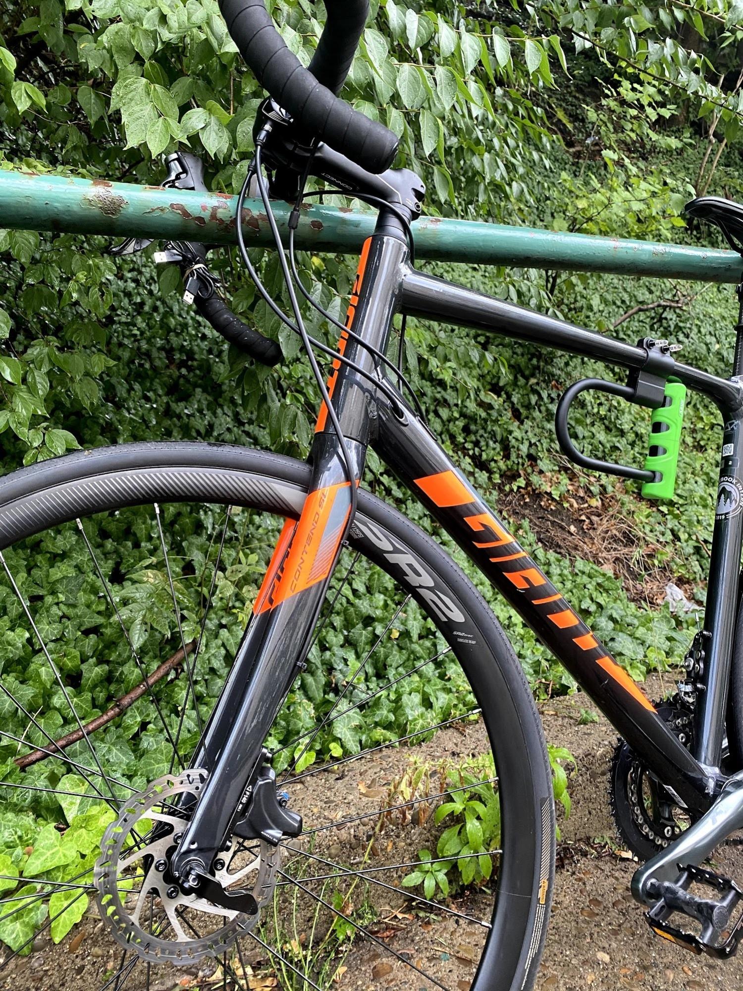 2019 Giant Contend SL 2 Disc Orange and Black