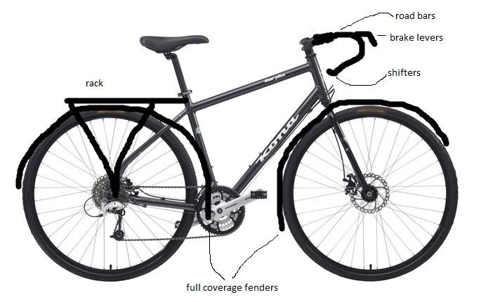 2010 Kona Dew Plus  Black