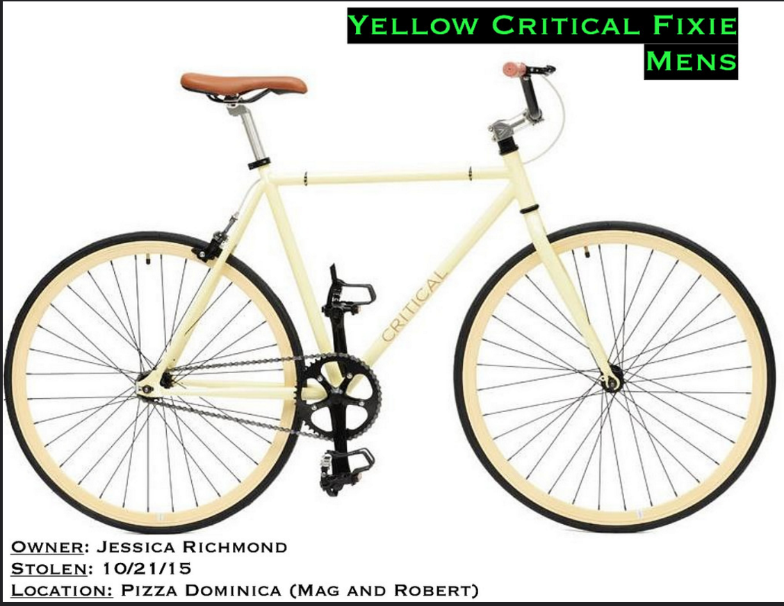 Critical Cycles fixie Yellow or Gold