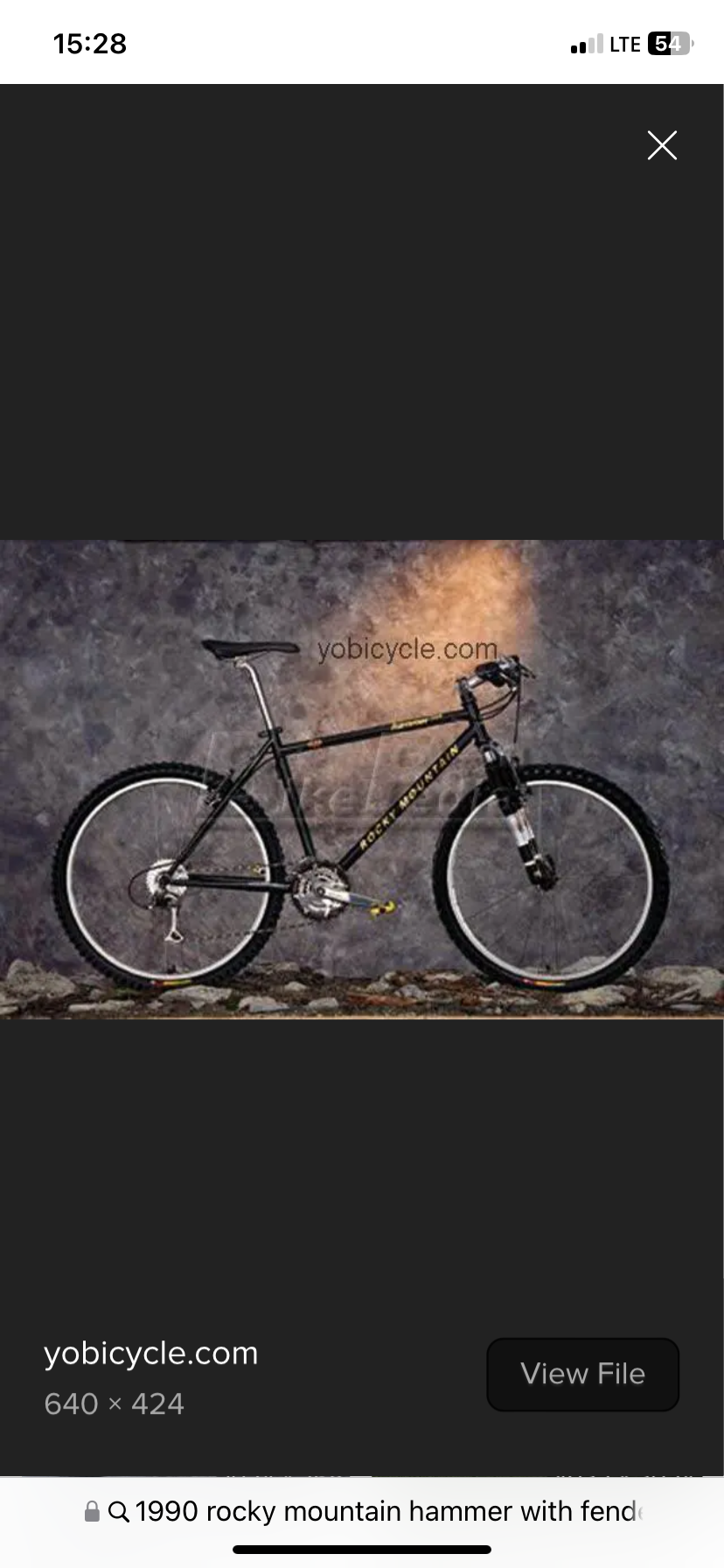 1990 Rocky Mountain Bicycles Black