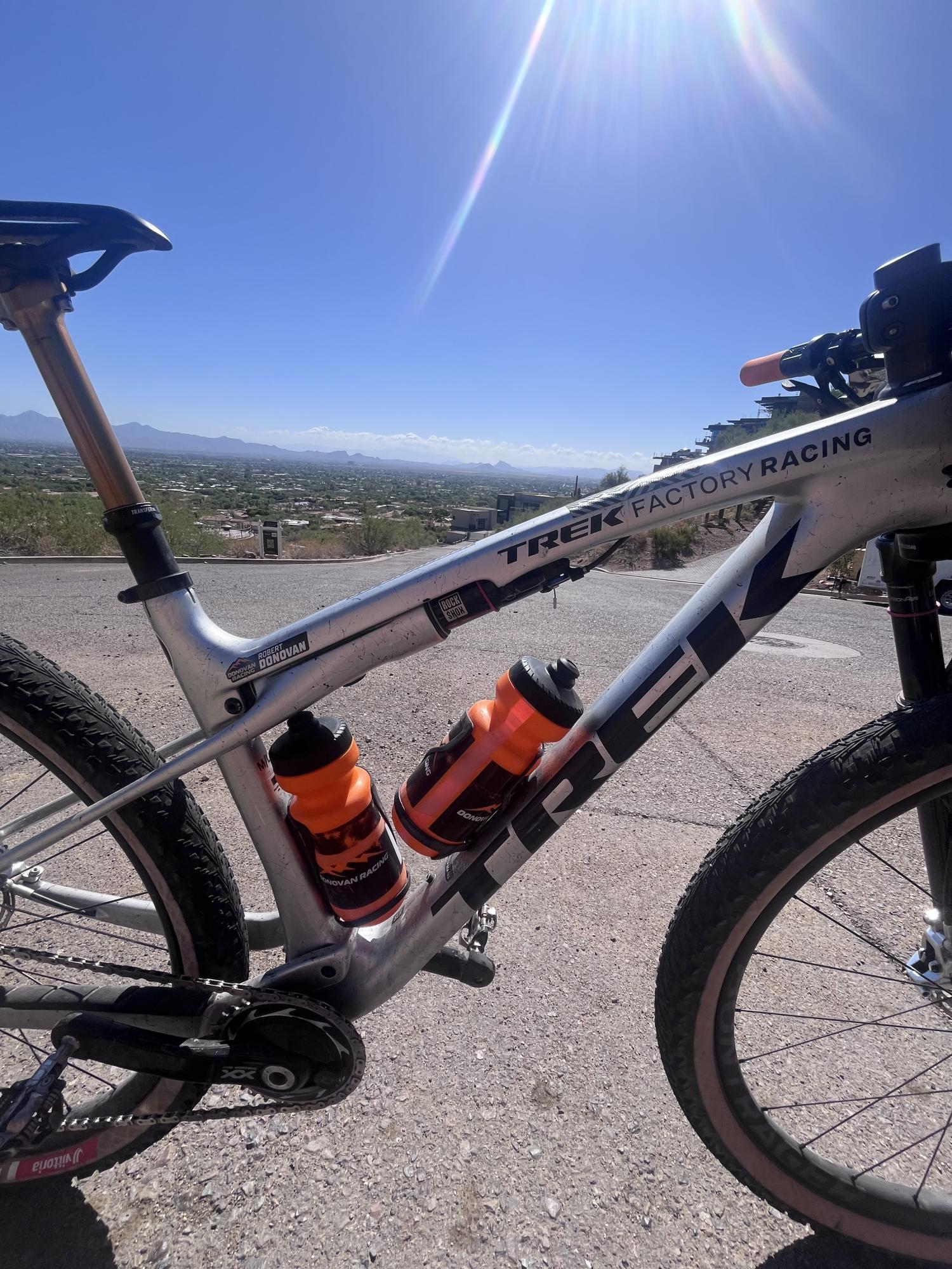 2024 Trek Supercaliber Silver, gray or bare metal and Black