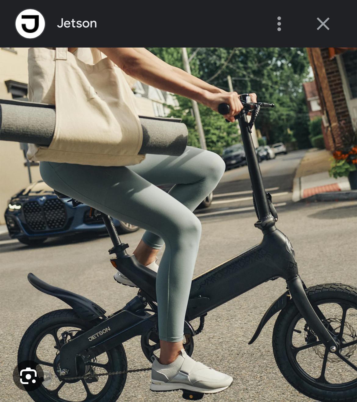 2023 Jetson Jetson Haze Folding Electric Bike Rem... Black