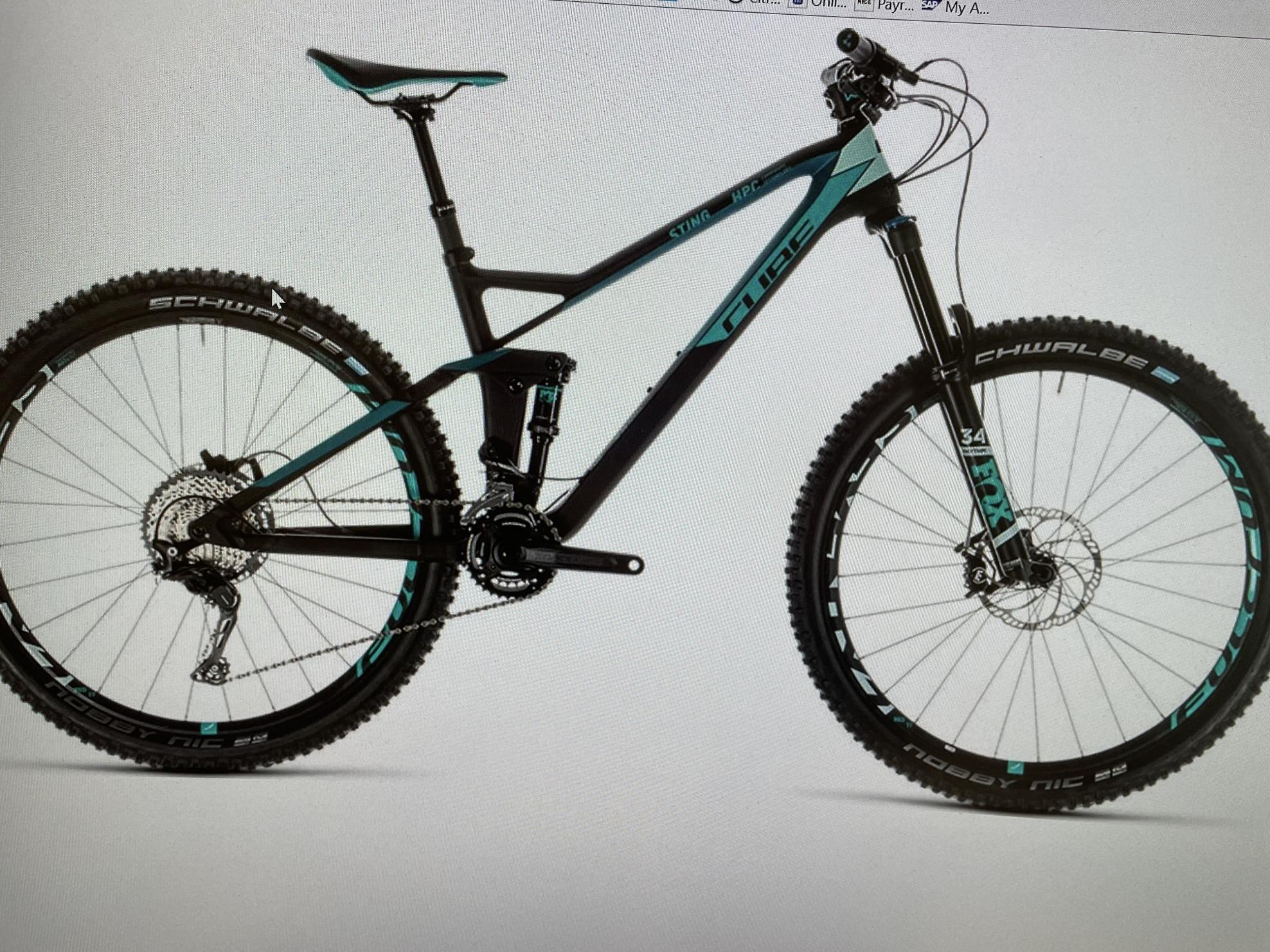 2019 CUBE Sting WS Blue