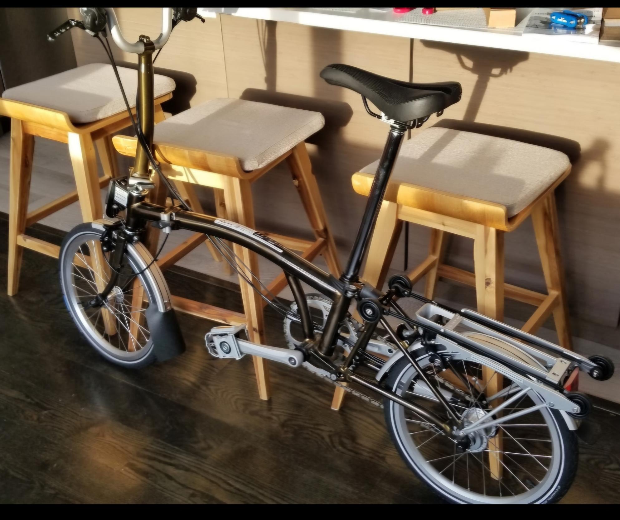 2023 Brompton Bicycle Folding Black