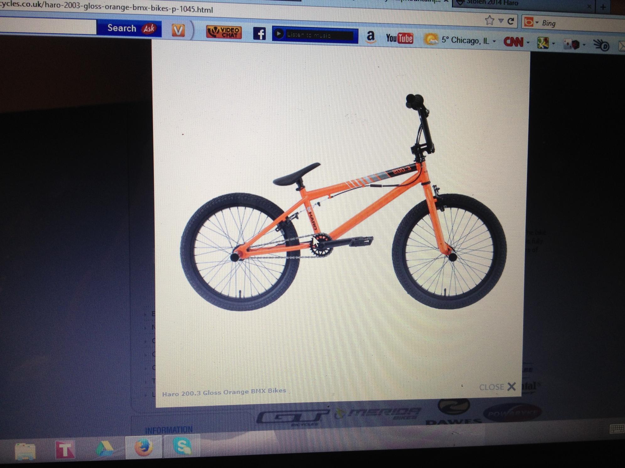 2014 Haro  Orange