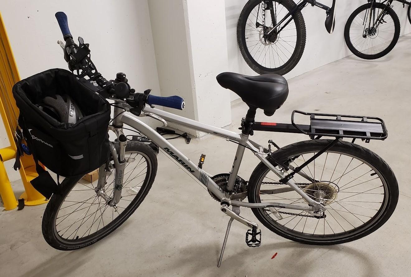 2011 Marin Bikes Redwood Silver, gray or bare metal