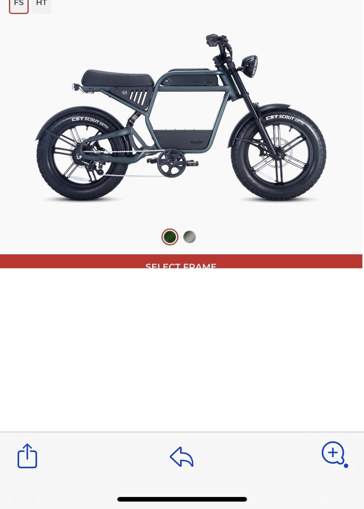 2022 Ride1Up Revv 1 Black and Green