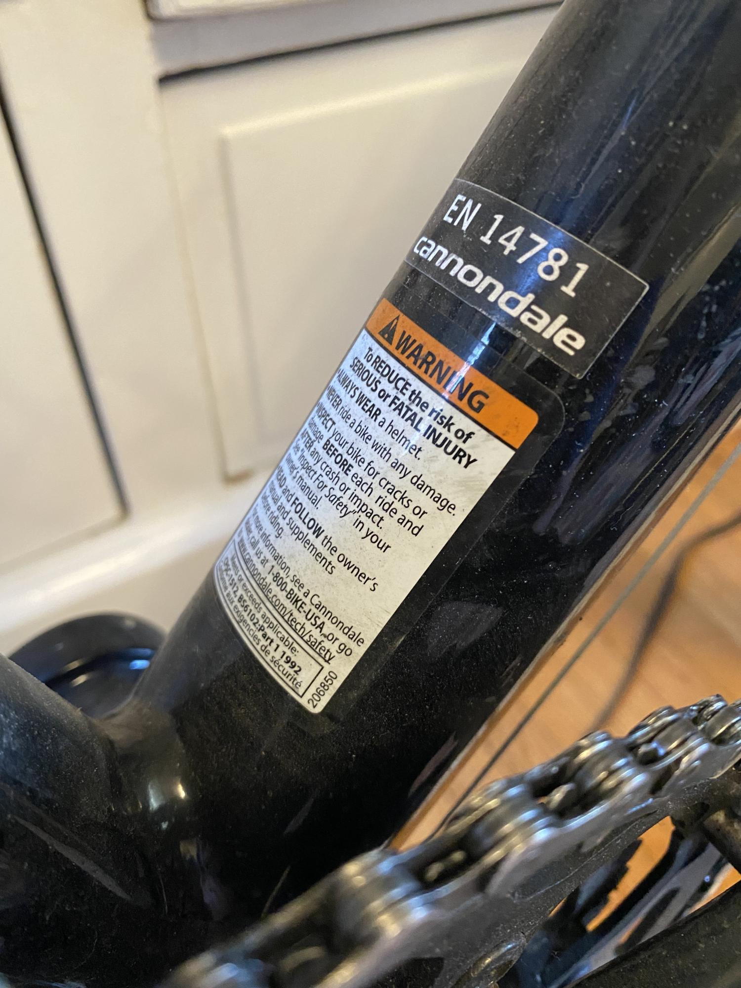 2014 Cannondale Caadx Disc 5 105 Black