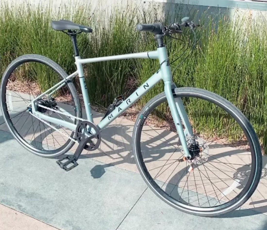 2025 Marin Bikes Presidio 2 Silver, gray or bare metal