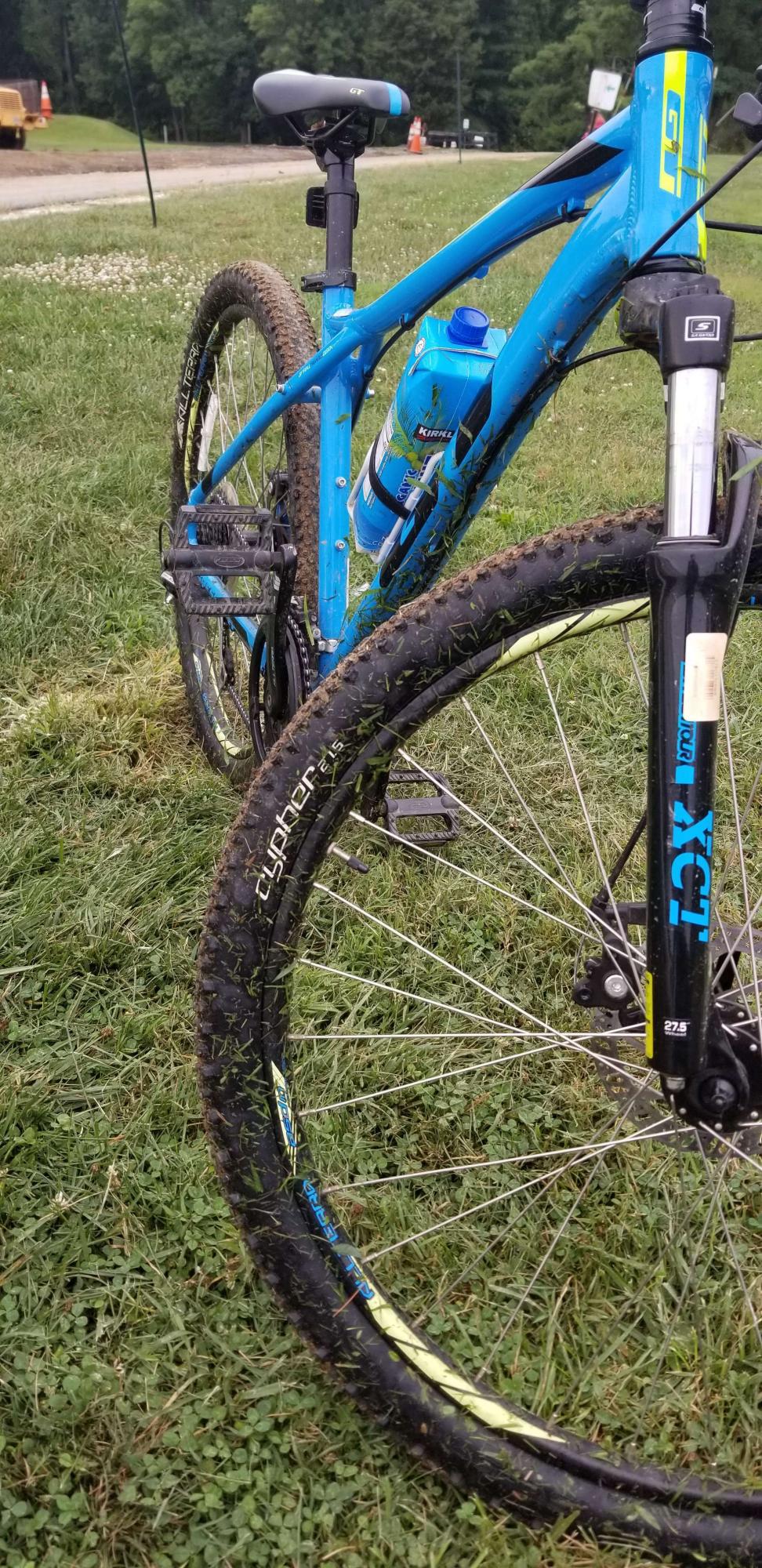 GT Bicycles Men's Aggressor Pro Mountain Bike Blue