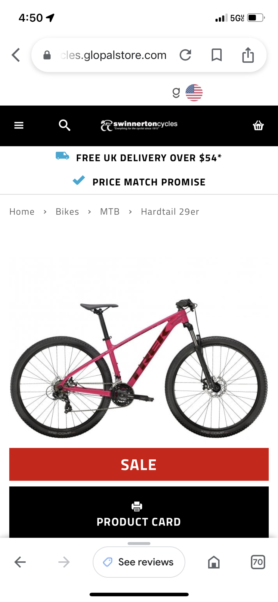 2019 Trek Marlin4 Pink