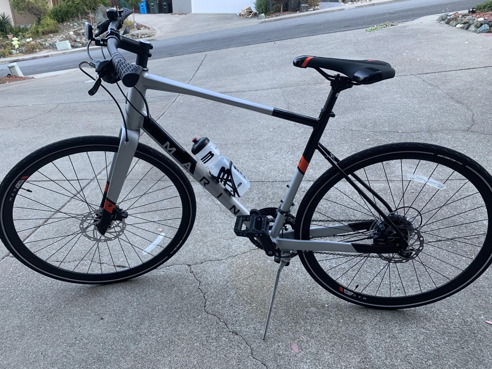 2020 Marin Bikes Fairfax 3 Silver, gray or bare metal