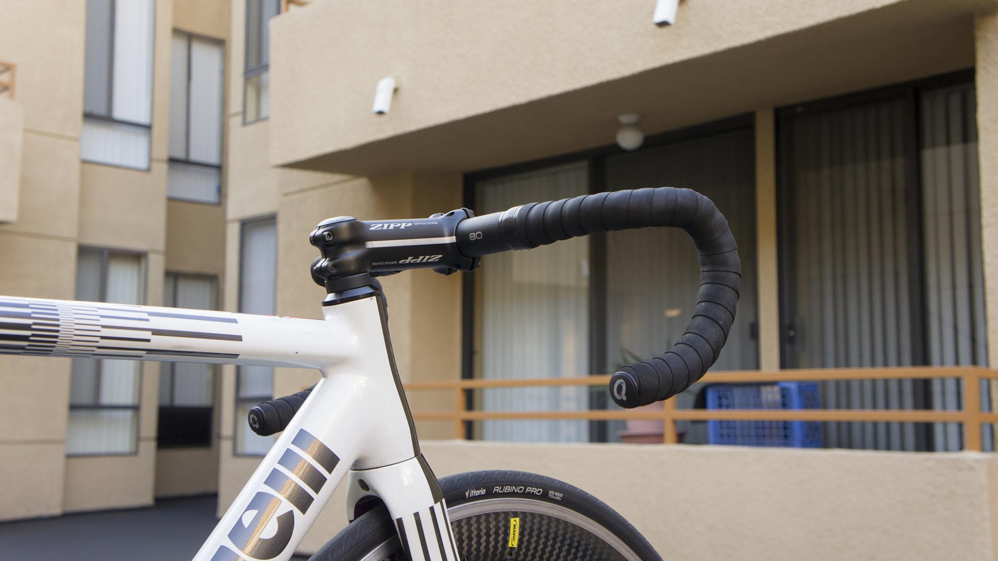 2014 Cinelli MASH Parallax aluminum track frameset White and Black