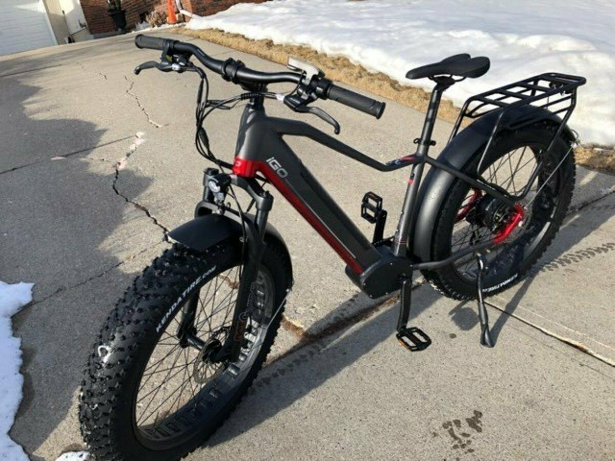 2022 iGo Electric Bikes Extreme 3.0 Black, Silver, gray or bare metal, and Orange