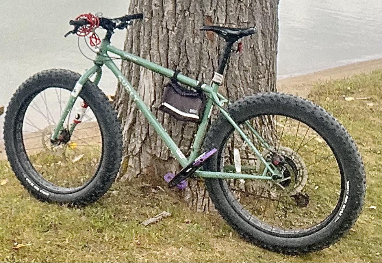 2022 Surly Wednesday Green and Purple