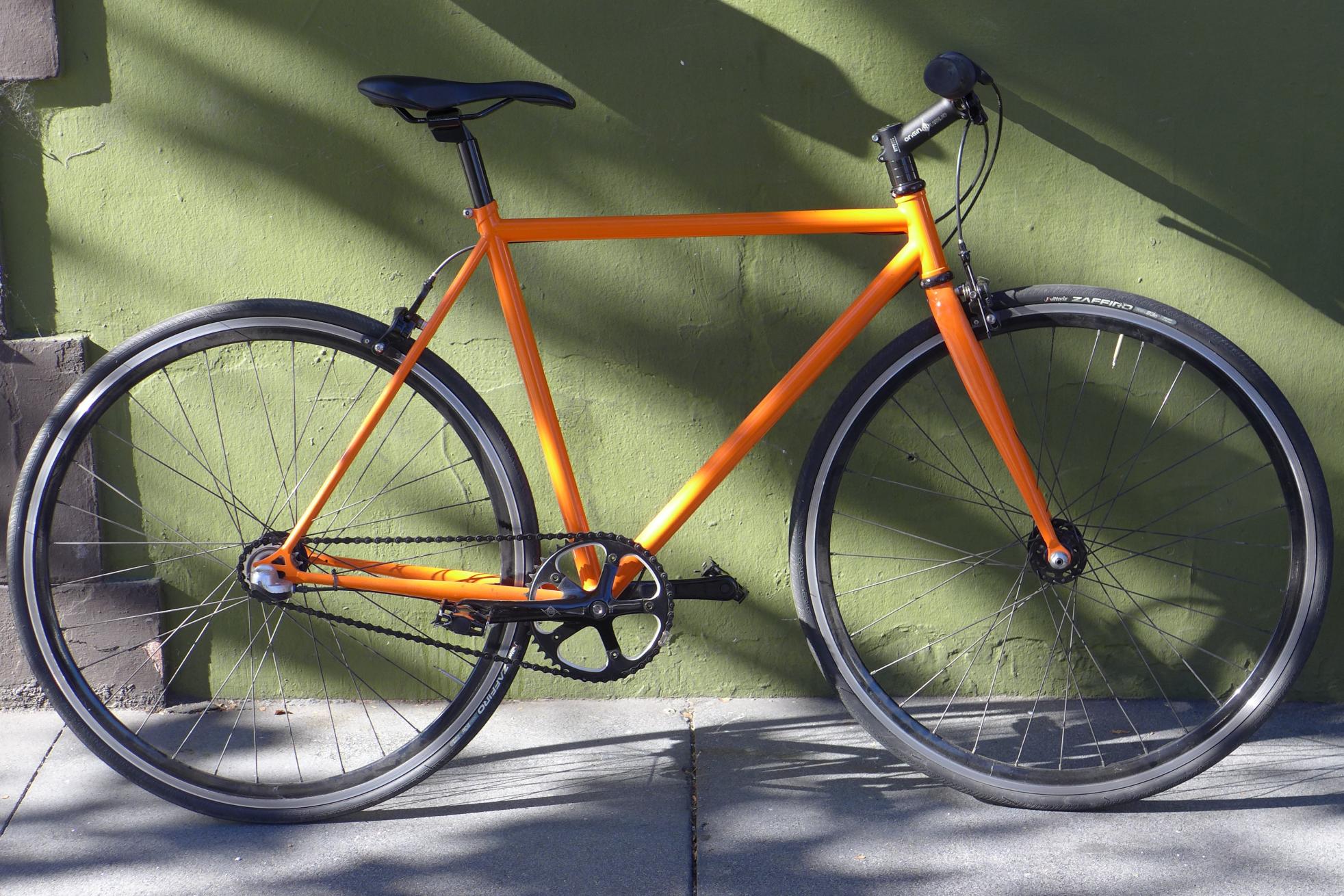 2015 Mission Bicycles sutro 3 speed Orange