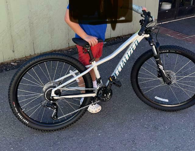 2024 Specialized ROCKHOPPER SPORT 27.5 WHTMTN/DSTTUR XS White