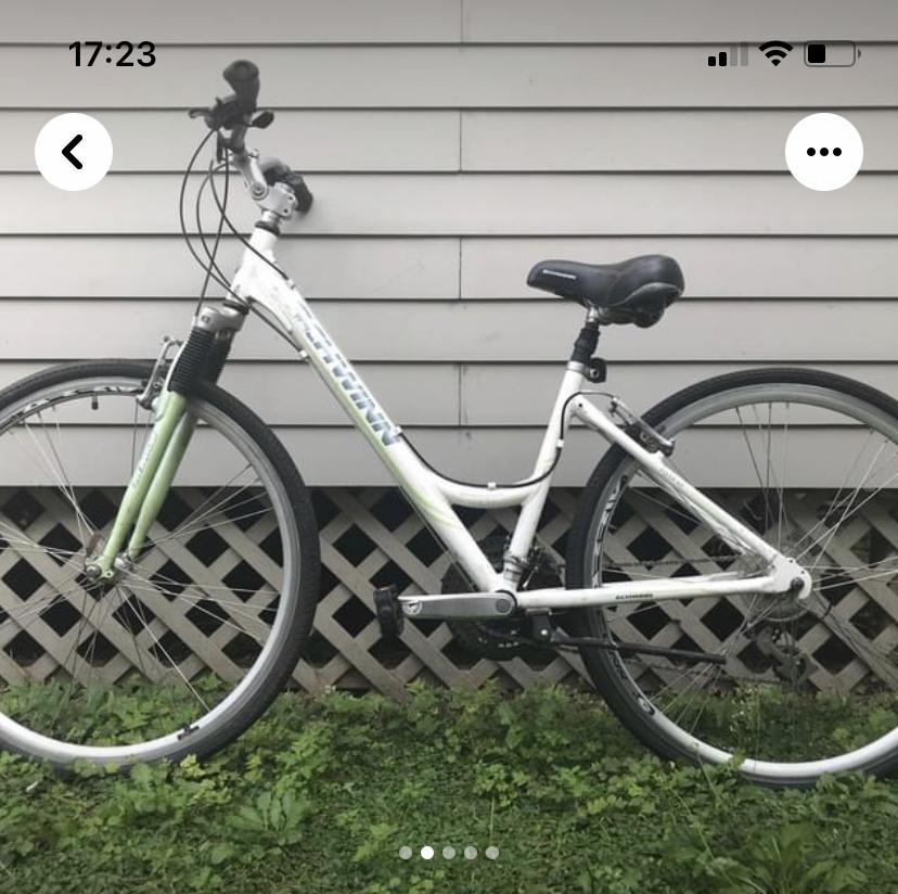 Schwinn Trailway Hybrid White and Green