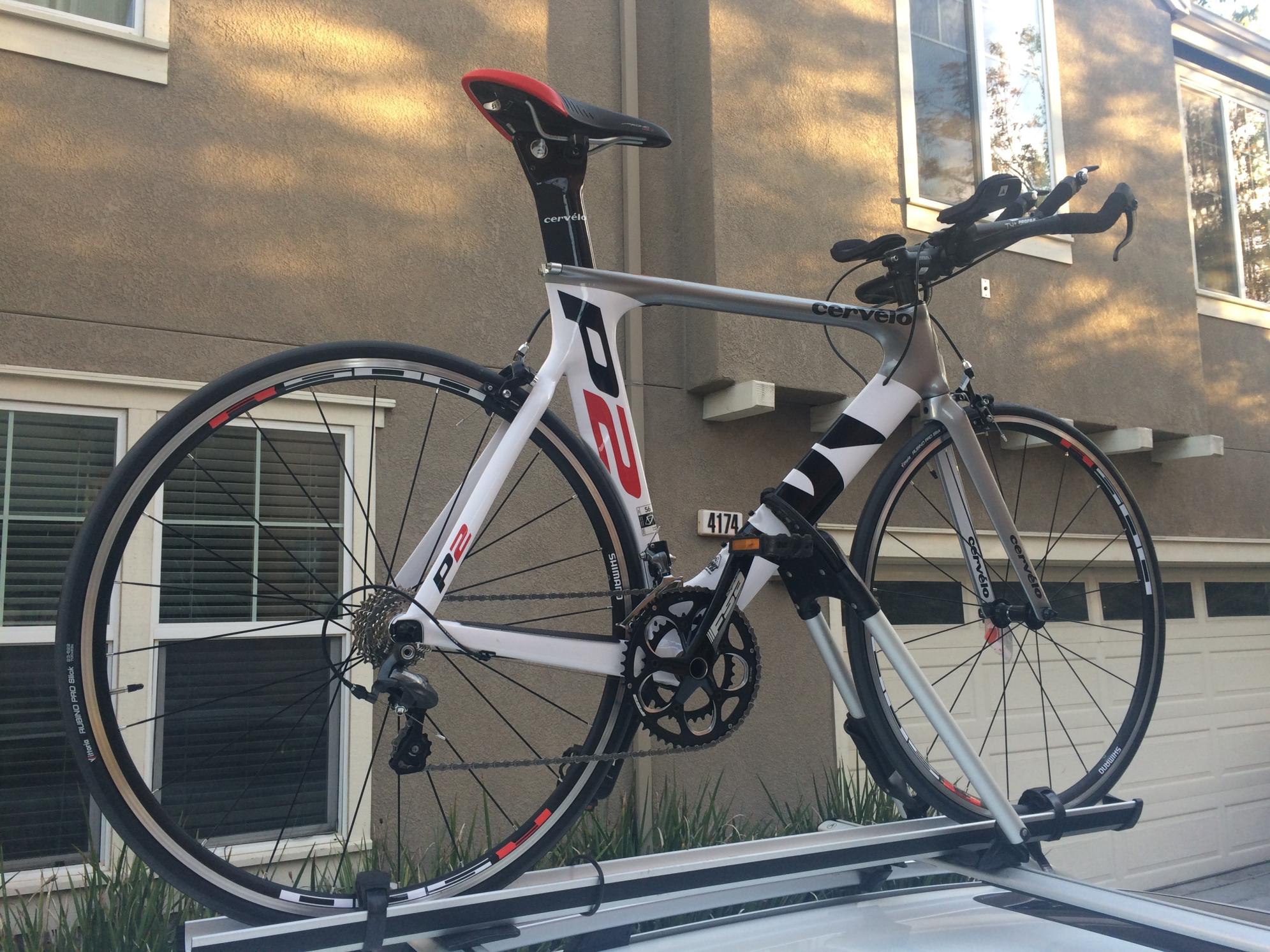 2013 Cervélo P2 Ultegra 6 White and Silver or Gray