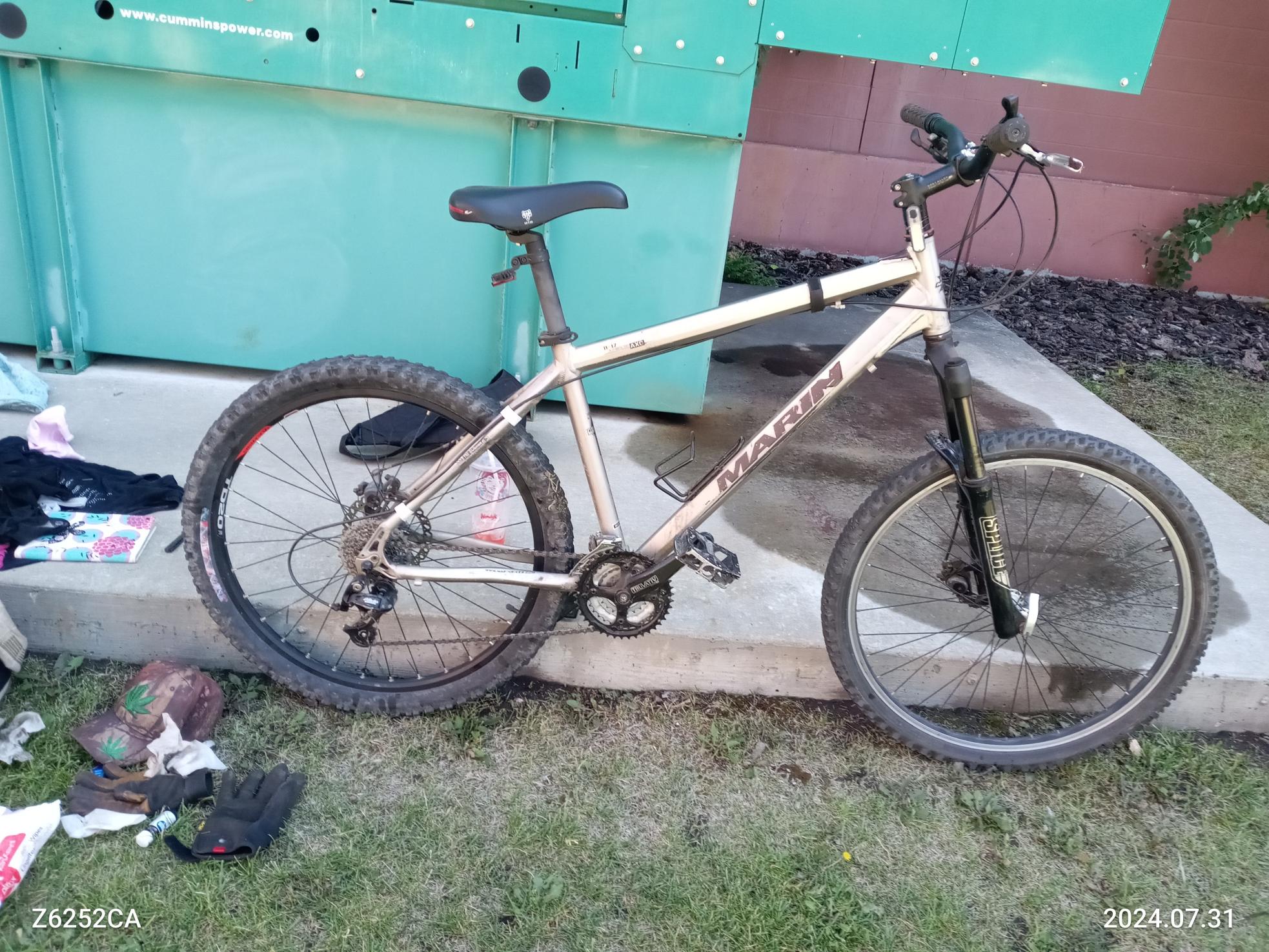 Marin Bikes Silver, gray or bare metal