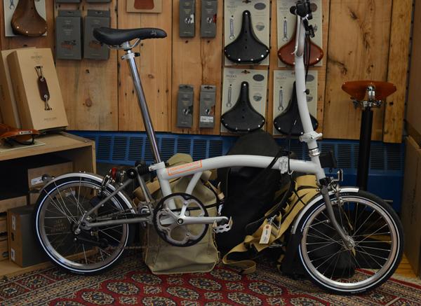 Brompton Bicycle H type 6 speed with fenders  Silver or Gray