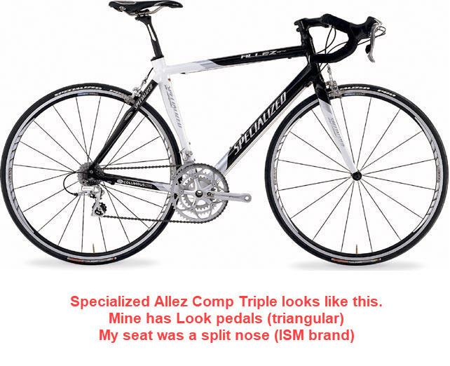 2006 Specialized Allez Comp Triple White
