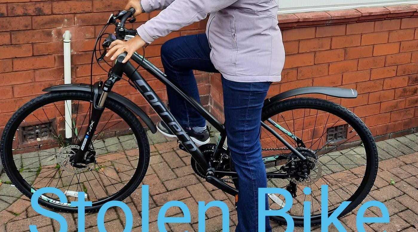 2020 Carrera bicycles Crossfire 2 Hybrid womens Black and Silver, gray or bare metal