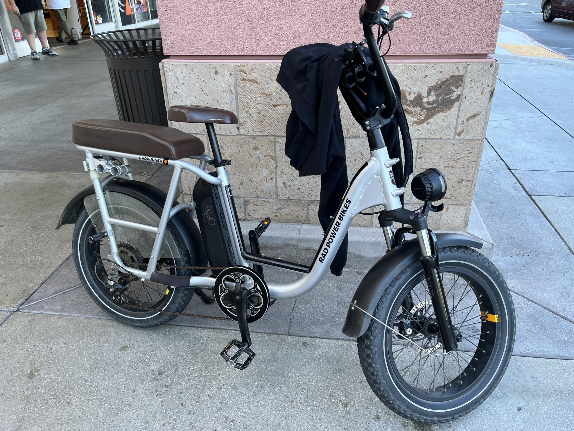 2021 Rad Power Bikes RadRunner Plus Silver, gray or bare metal