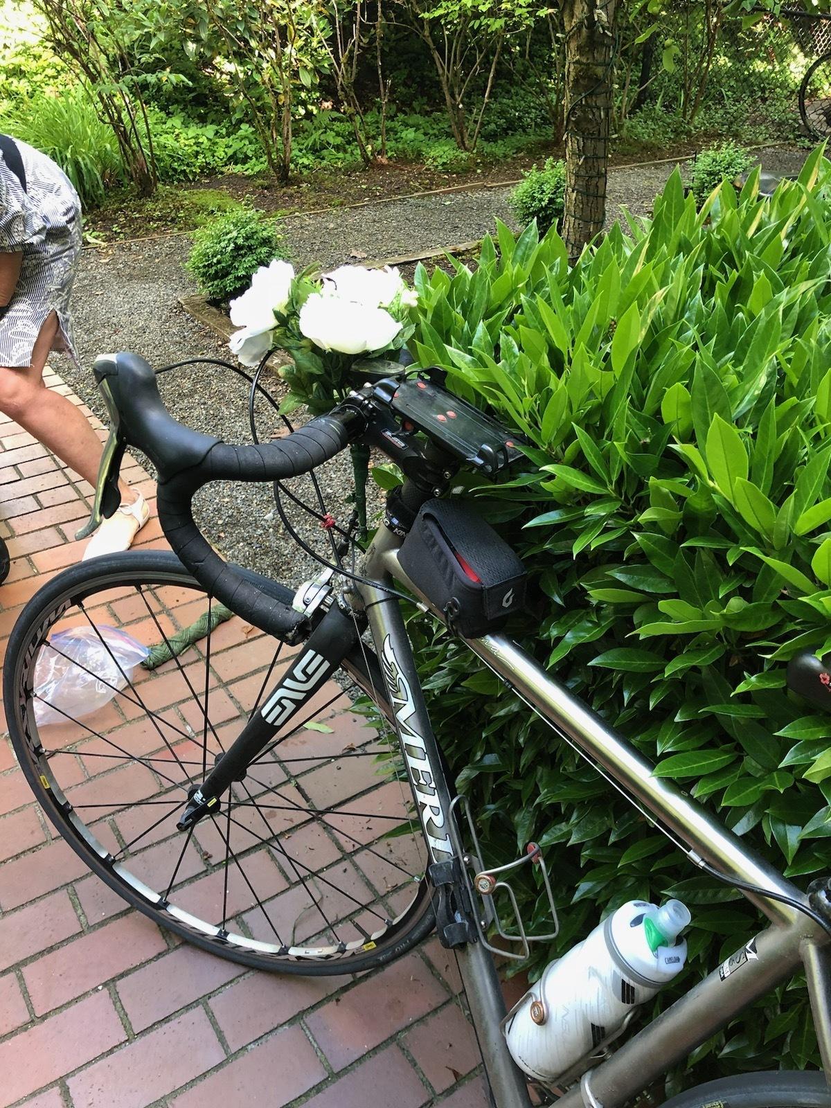 2007 Merlin Road Bike Silver, gray or bare metal