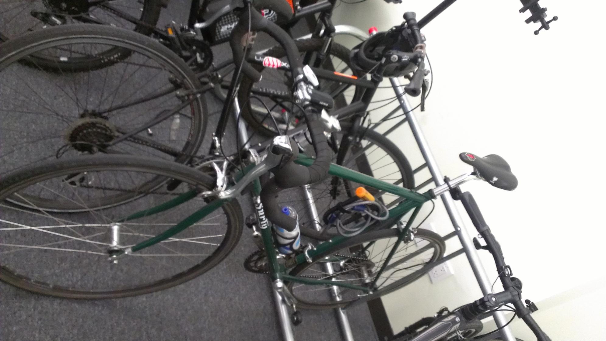 Not the best photo, but it is my bike!