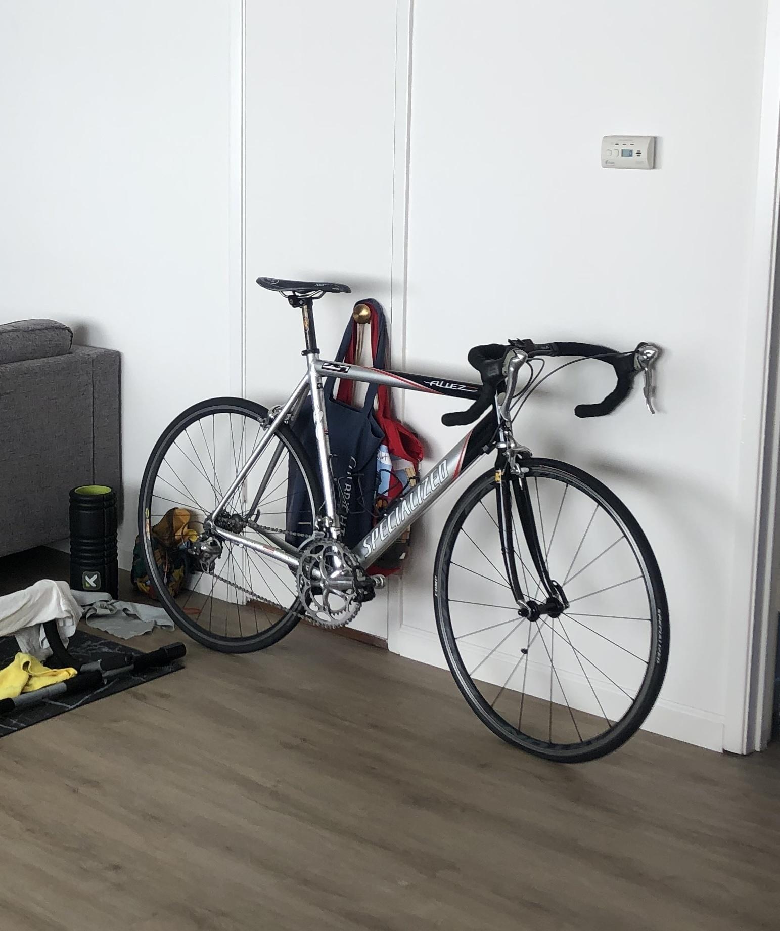 2010 Specialized Allez Elite Compact Silver, gray or bare metal