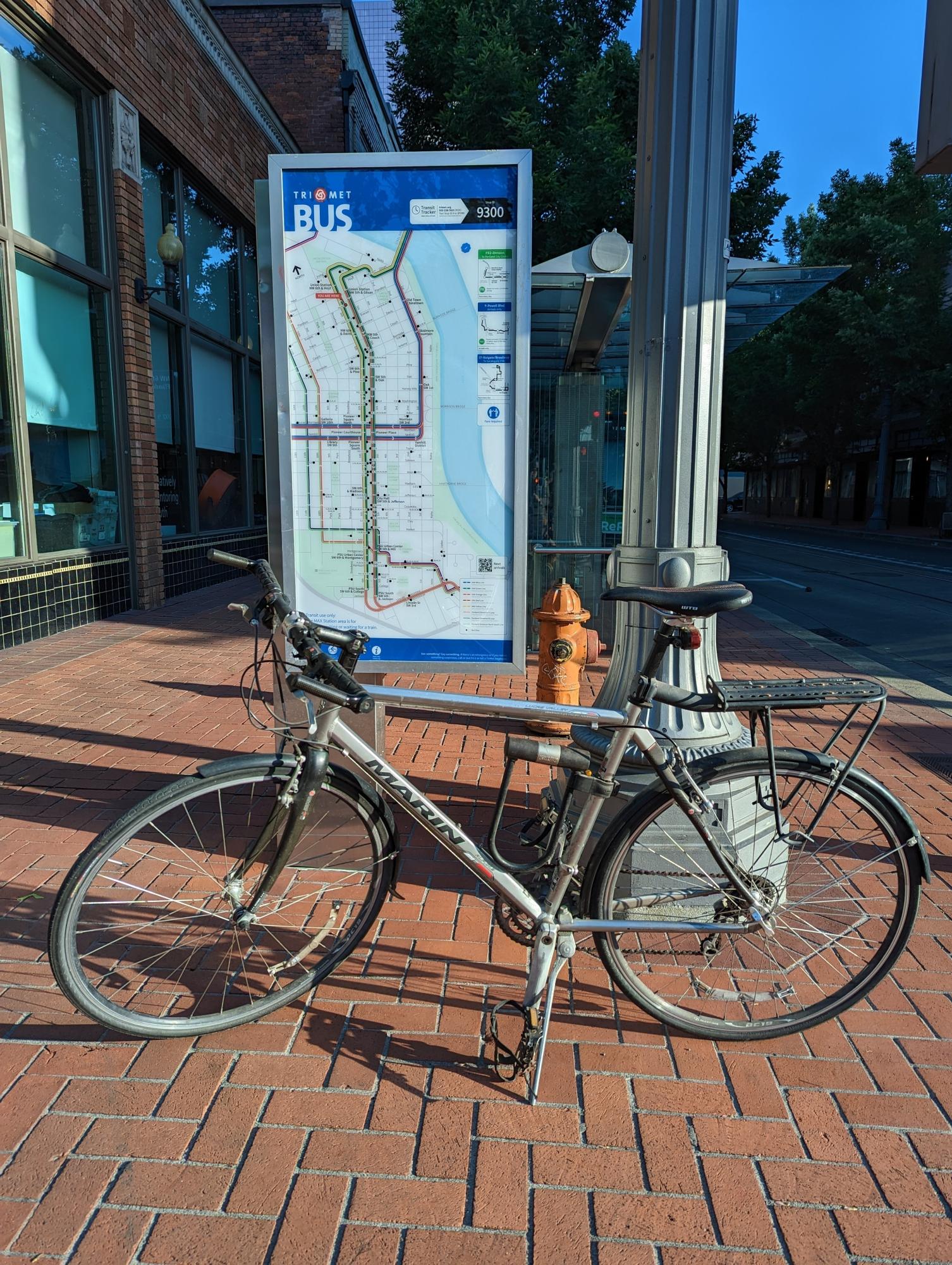 2006 Marin Bikes Lucas Valley Silver, gray or bare metal