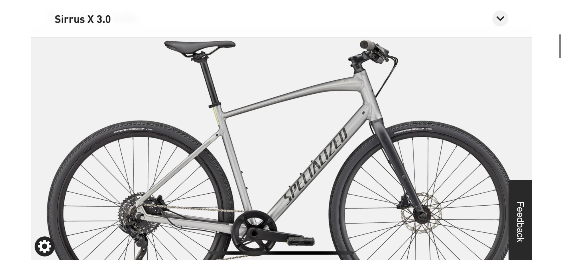 2023 Specialized Sirrus X 3.0 Silver, gray or bare metal
