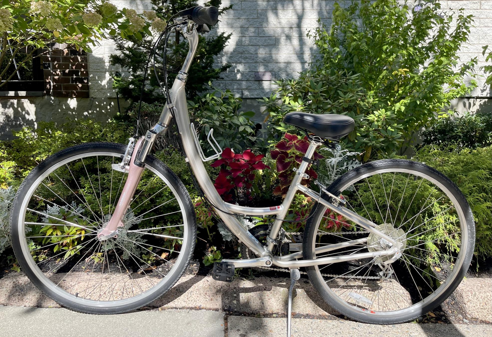 2009 Specialized Globe Carmel 1 700c Silver, gray or bare metal and Pink