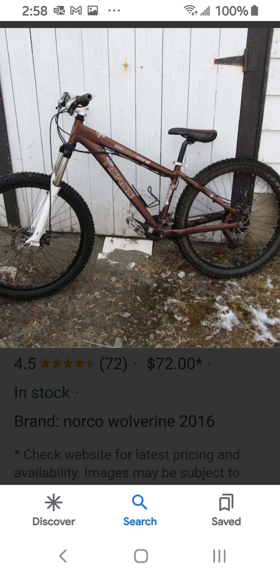 2016 Norco Bikes Wolverine Brown