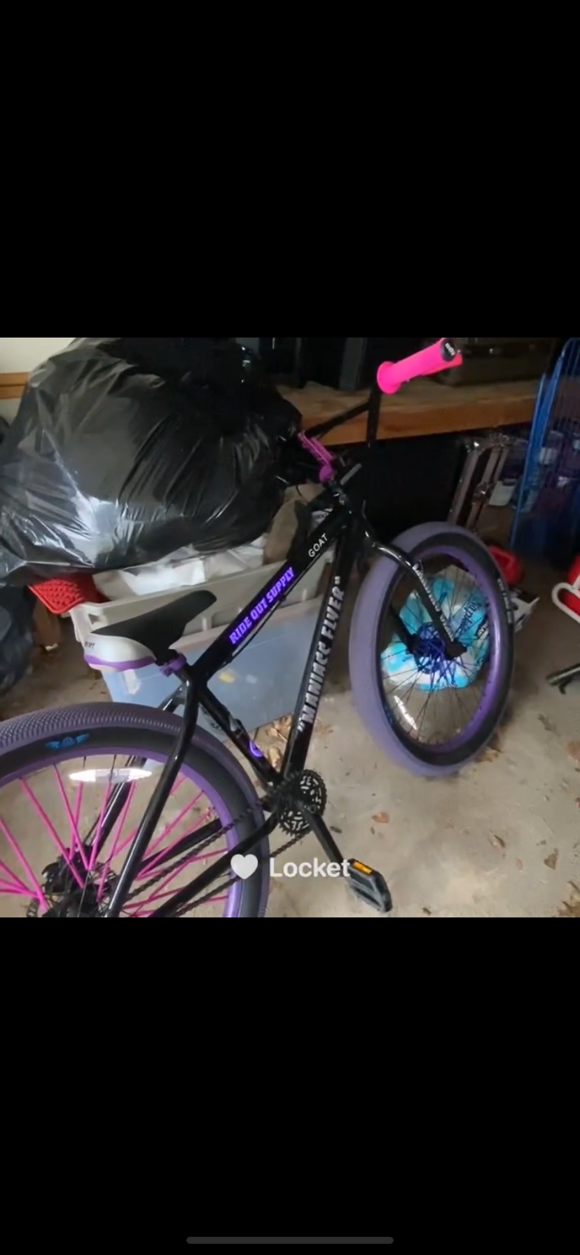 2019 SE Bikes 6061 Aluminum Floval Tubing, Internal... Black, Pink, and Purple