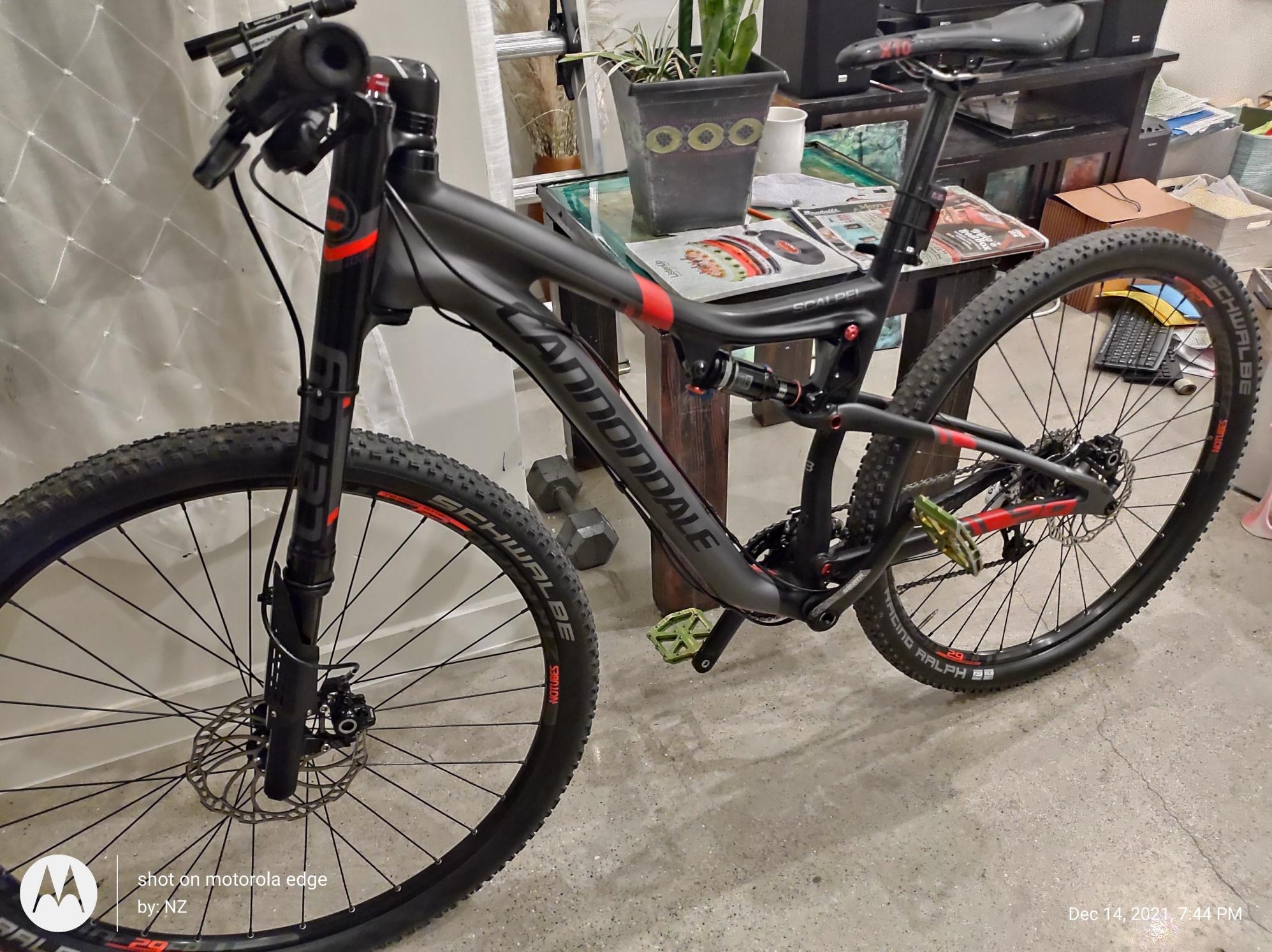 2015 Cannondale Scalpel Black and Red