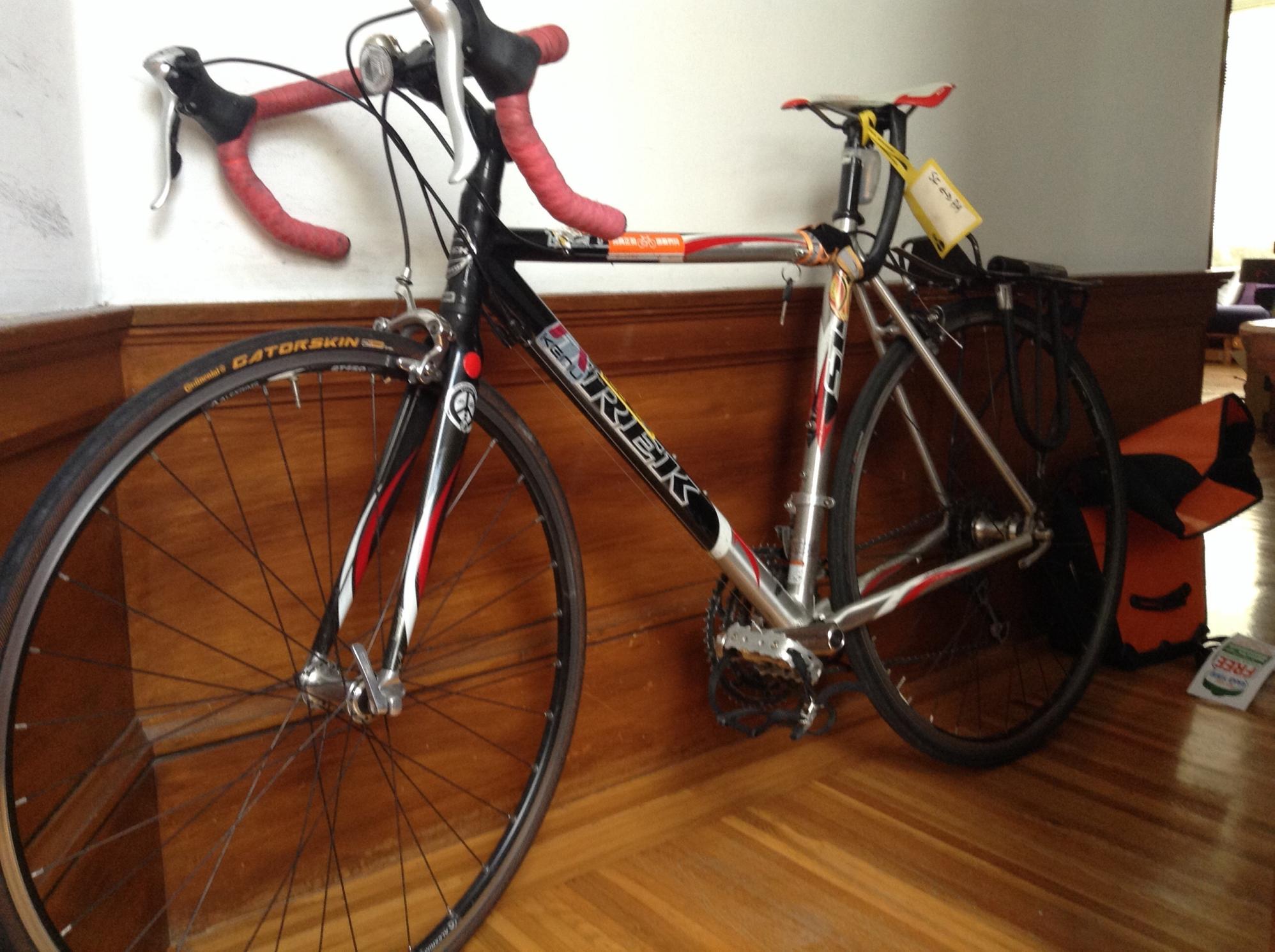 2005 Trek 5200  Silver or Gray, Black, and Red