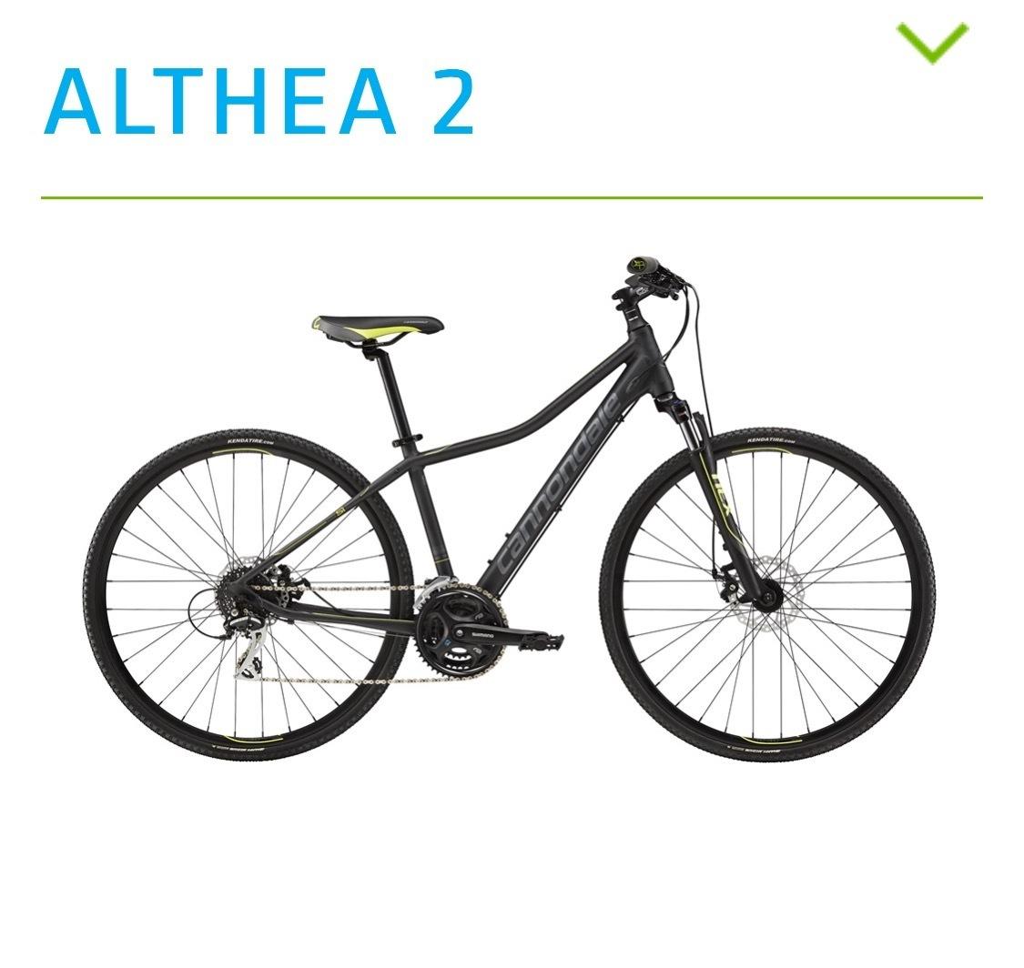 2016 Cannondale Althea 2 Black and Yellow or Gold