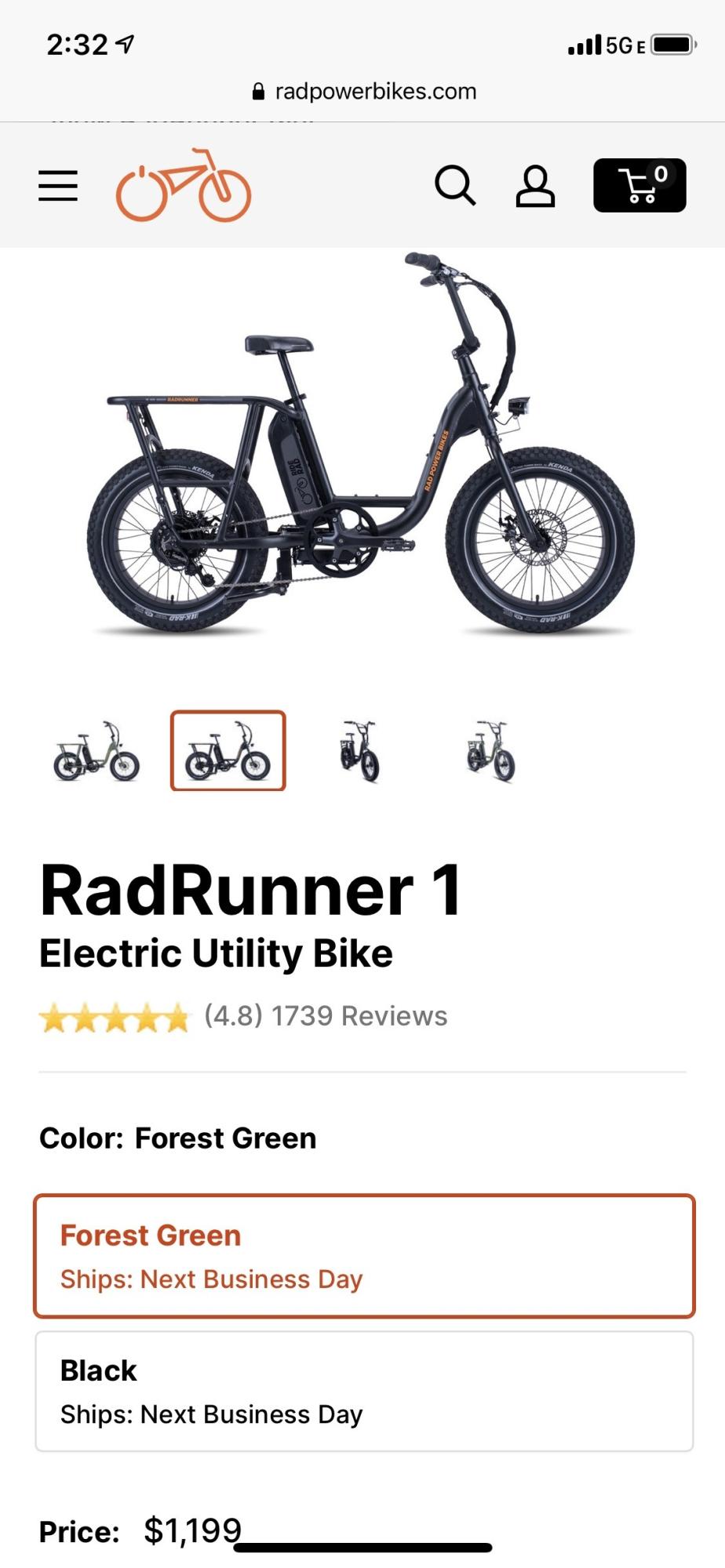 2020 Rad Power Bikes Black
