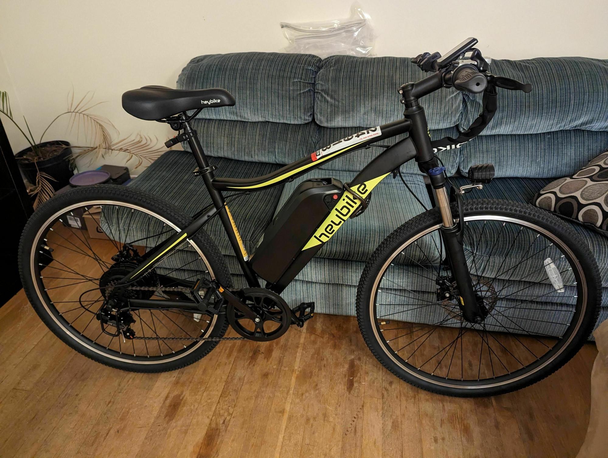 2023 Haibike Heybike Race Max Black and Yellow or Gold