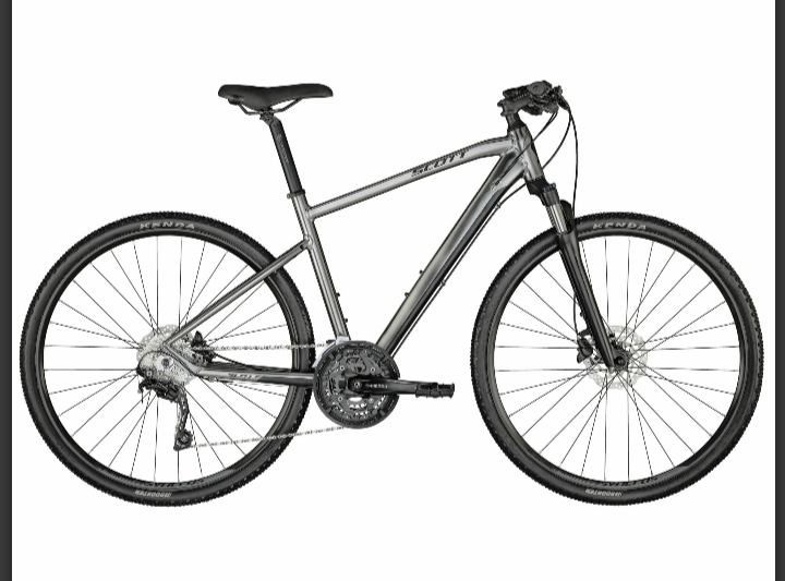 2023 SCOTT Cross 20 Silver, gray or bare metal